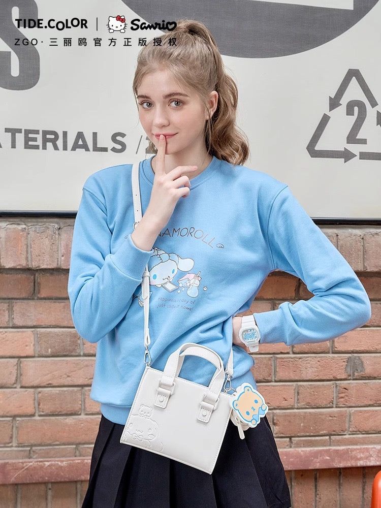 Sanrio Crossbody Messenger Bag Classic Cambridge Bag Work Cross-body Bag Satchel Purse Handbag(gift box packaging)