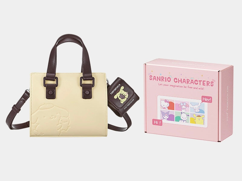 Sanrio Crossbody Messenger Bag Classic Cambridge Bag Work Cross-body Bag Satchel Purse Handbag(gift box packaging)
