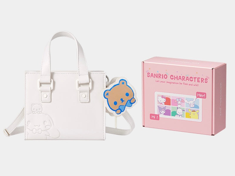 Sanrio Crossbody Messenger Bag Classic Cambridge Bag Work Cross-body Bag Satchel Purse Handbag(gift box packaging)