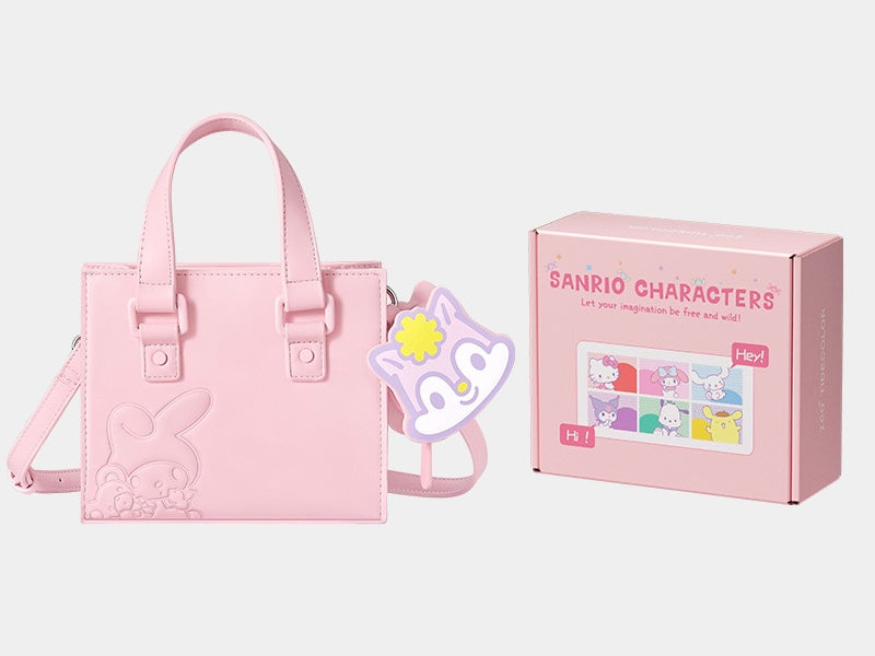 Sanrio Crossbody Messenger Bag Classic Cambridge Bag Work Cross-body Bag Satchel Purse Handbag(gift box packaging)