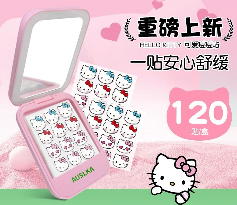 Hellokitty Pimple Patches for Face Hydrocolloid Acne Patches Facial Skin Care Products Containing Salicylic Acid,Tea Tree Oil