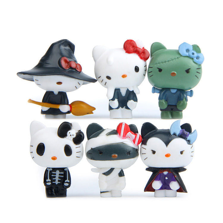 Sanrio Hello Kitty Halloween Ornaments|6 Count (Pack of 1)
