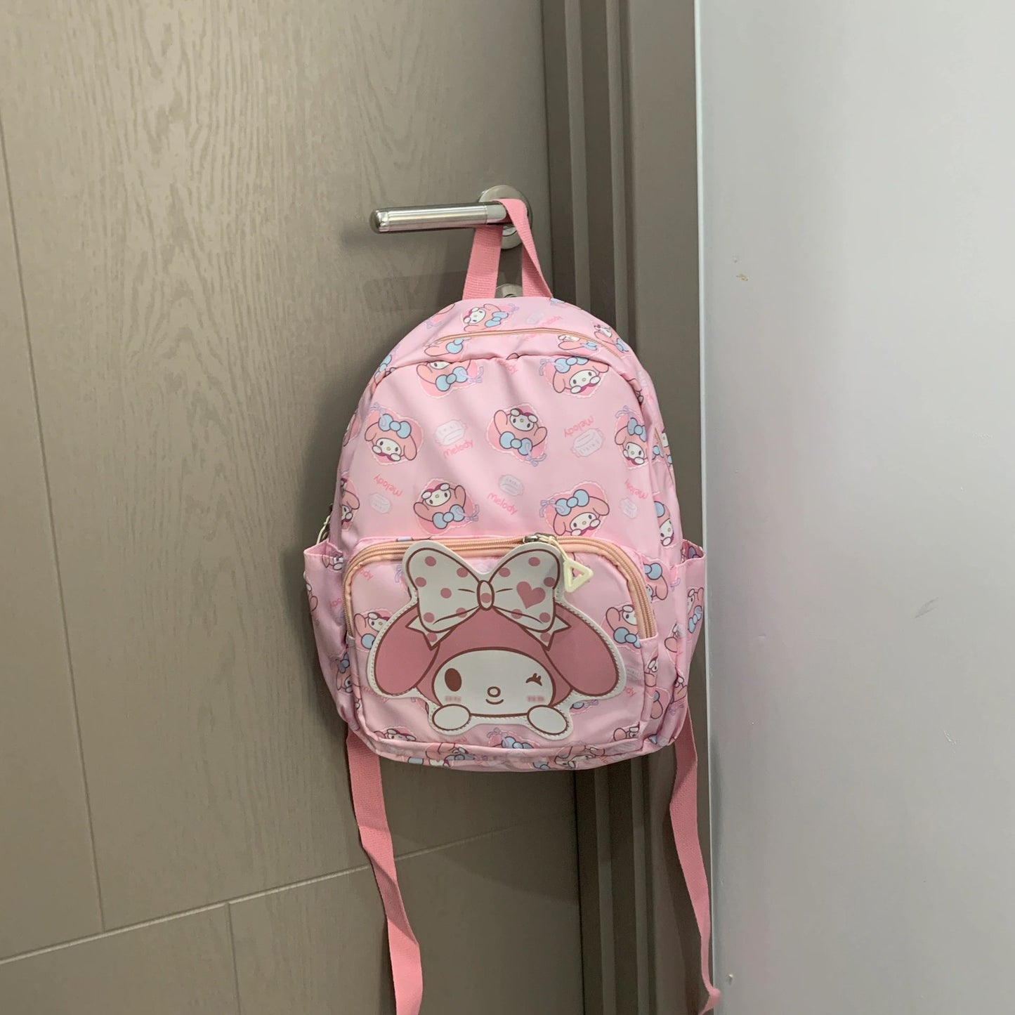 Sanrio Pocket Adult Womens Double Strap Shoulder Bag Purse Backpack