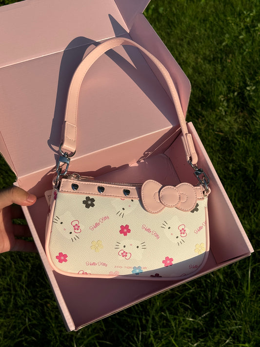 Hellokitty Hobo Bag for Women Shoulder Crossbody Bags Y2K Small Clutch Totes Handbag Evening Armpit Top Handle Purse(gift box packaging)