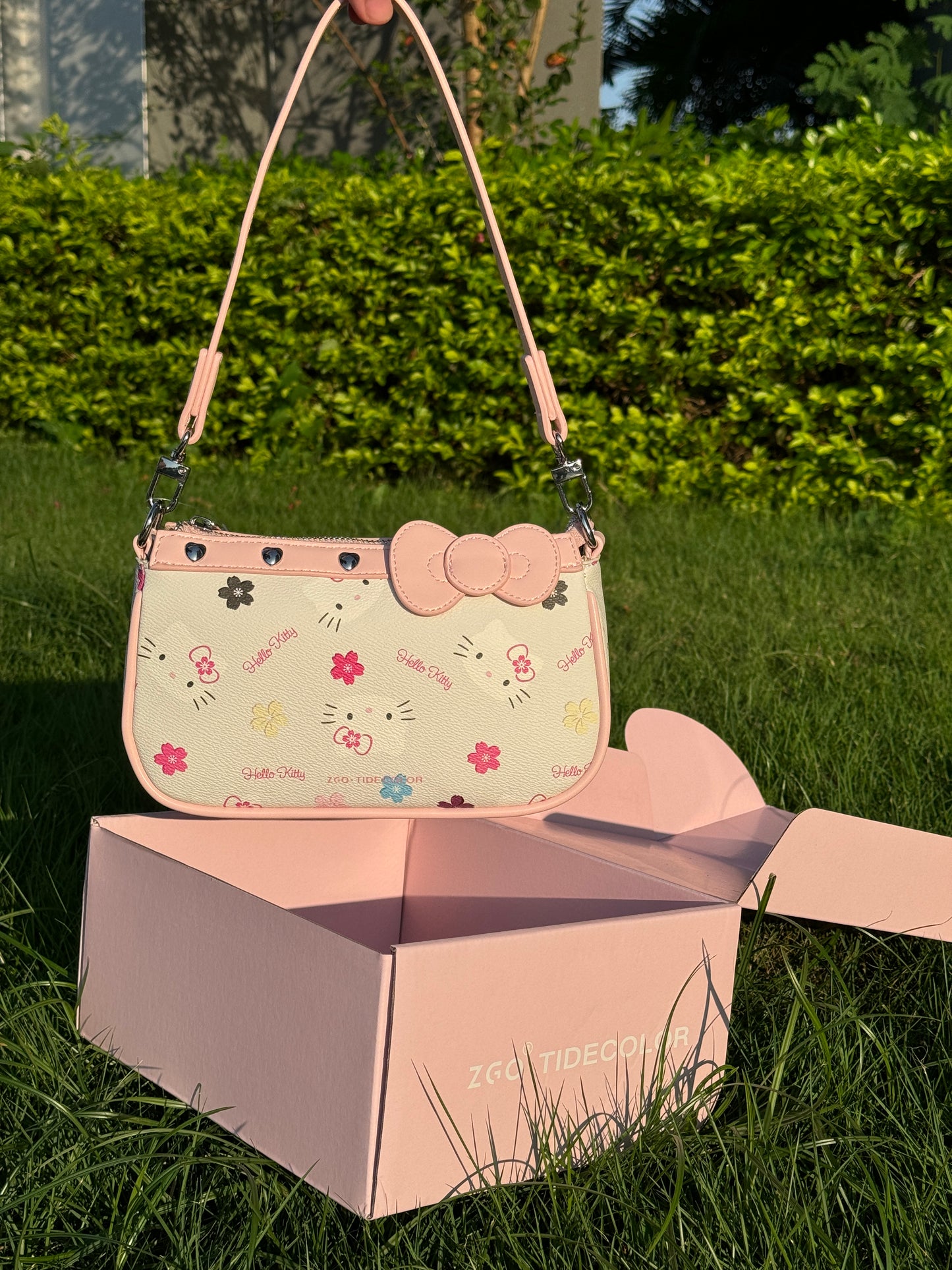 Hellokitty Hobo Bag for Women Shoulder Crossbody Bags Y2K Small Clutch Totes Handbag Evening Armpit Top Handle Purse(gift box packaging)