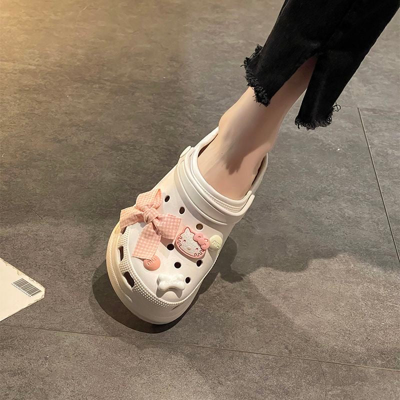 Hello Kitty Clogs Slip on Water Shoes Casual Summer for Girls