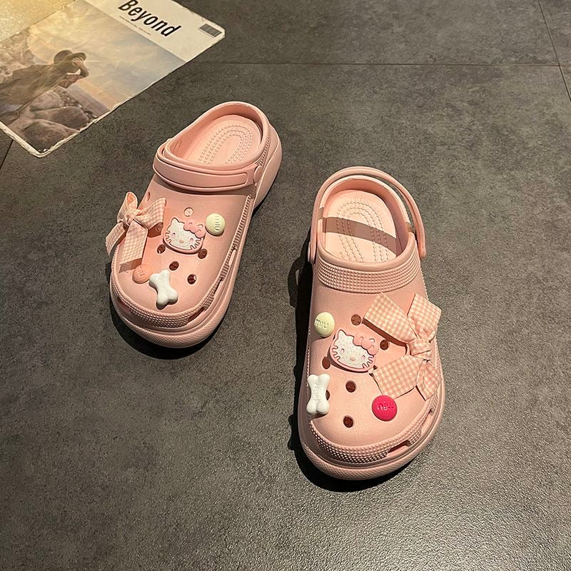 Hello Kitty Clogs Slip on Water Shoes Casual Summer for Girls