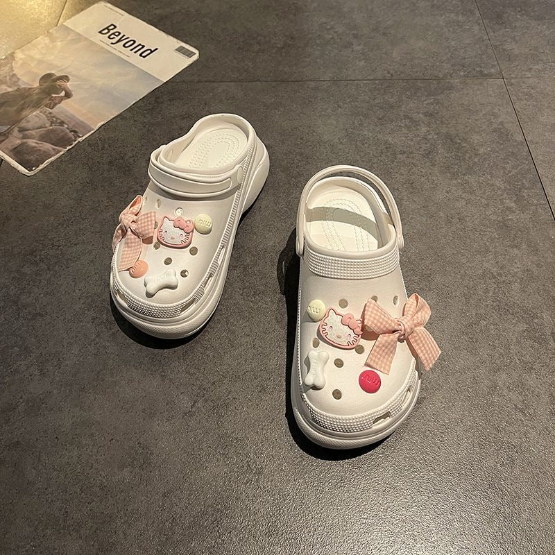 Hello Kitty Clogs Slip on Water Shoes Casual Summer for Girls