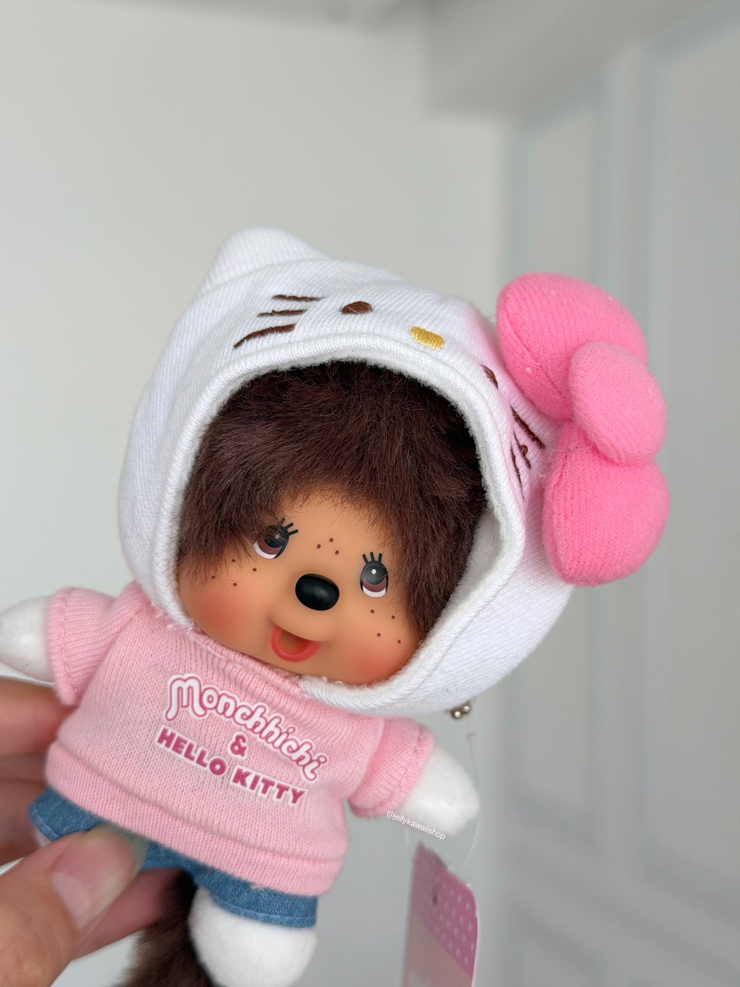Monchhichi Hellokitty Vinyl Figure Bag Charms