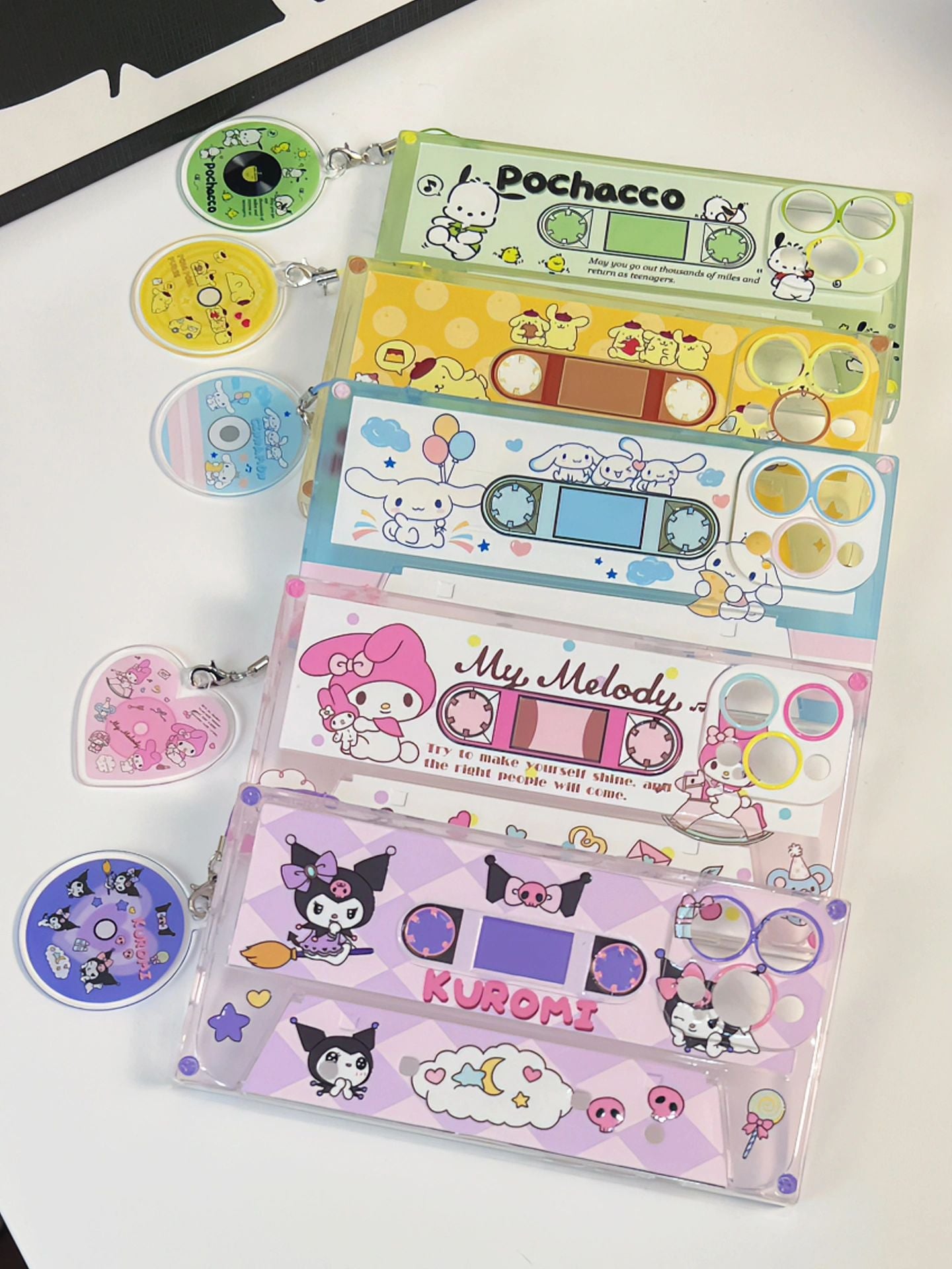 Sanrio Cassettes Holder(With magnetic tape charm)Phone Case