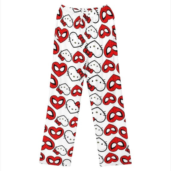 Hellokitty Spiderman Pajama Pants Sleepwear