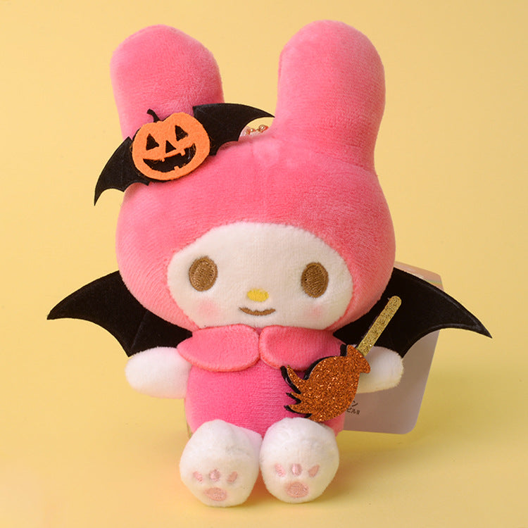 Sanrio Halloween Devil Bat Plushie Keychain