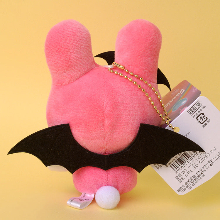 Sanrio Halloween Devil Bat Plushie Keychain