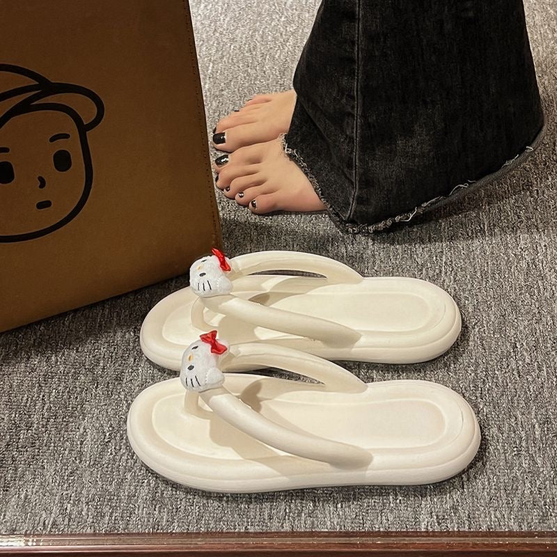 Hello Kitty Women Fashion Flip Flop Sandals