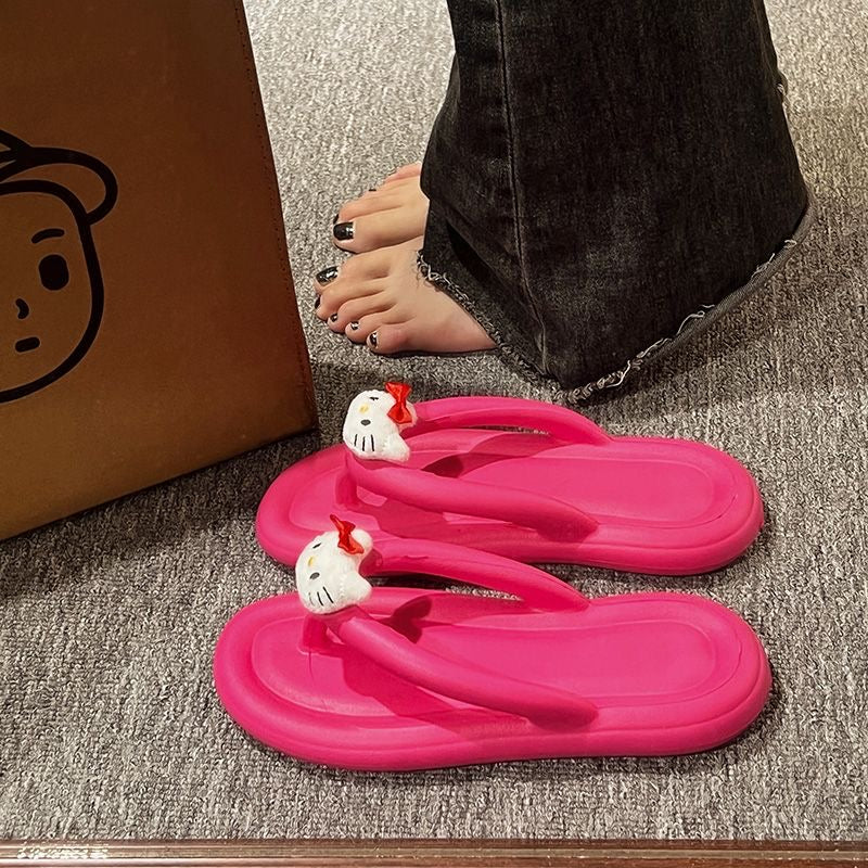 Hello Kitty Women Fashion Flip Flop Sandals