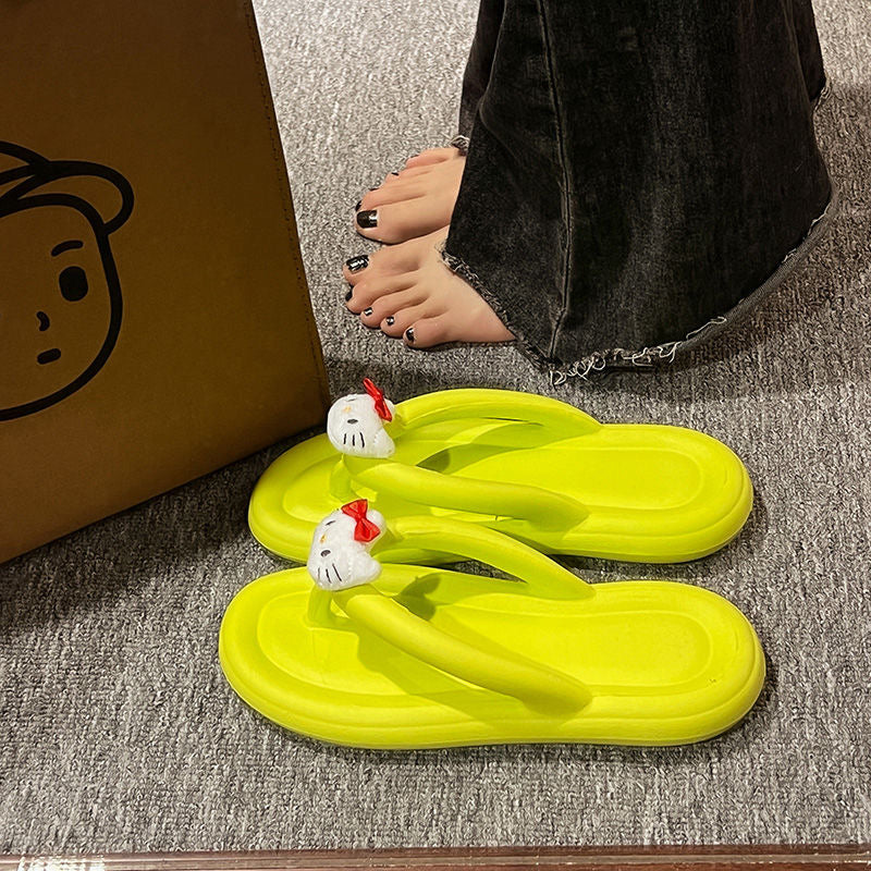 Hello Kitty Women Fashion Flip Flop Sandals