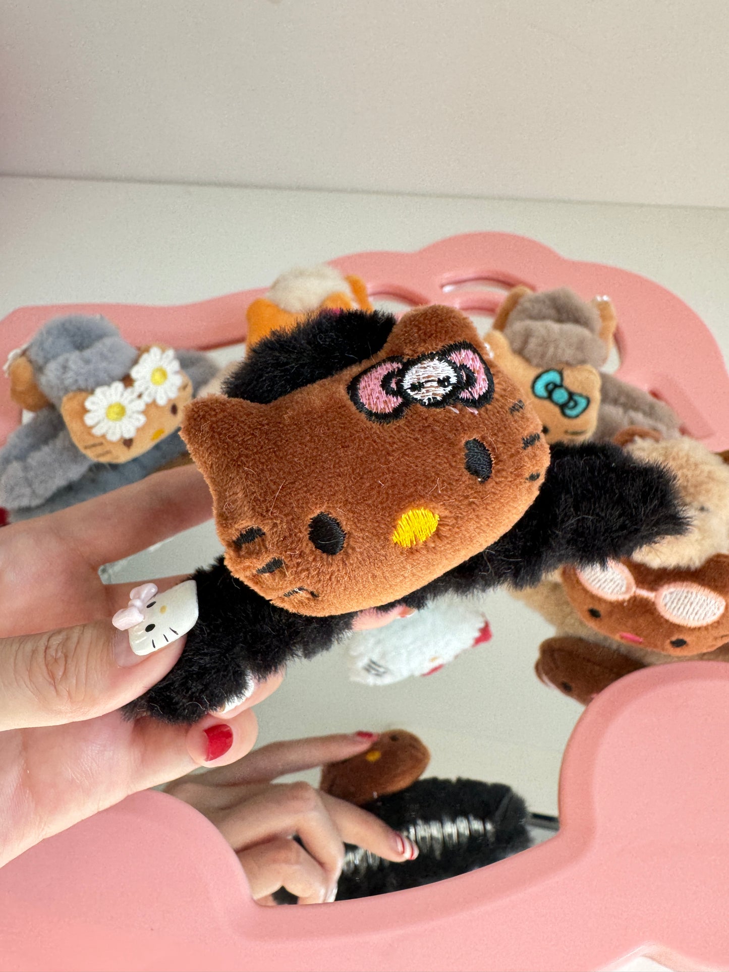 Hellokitty Plush Claw Clip Cute Hair Clips for Women Girls(1 Pcs)