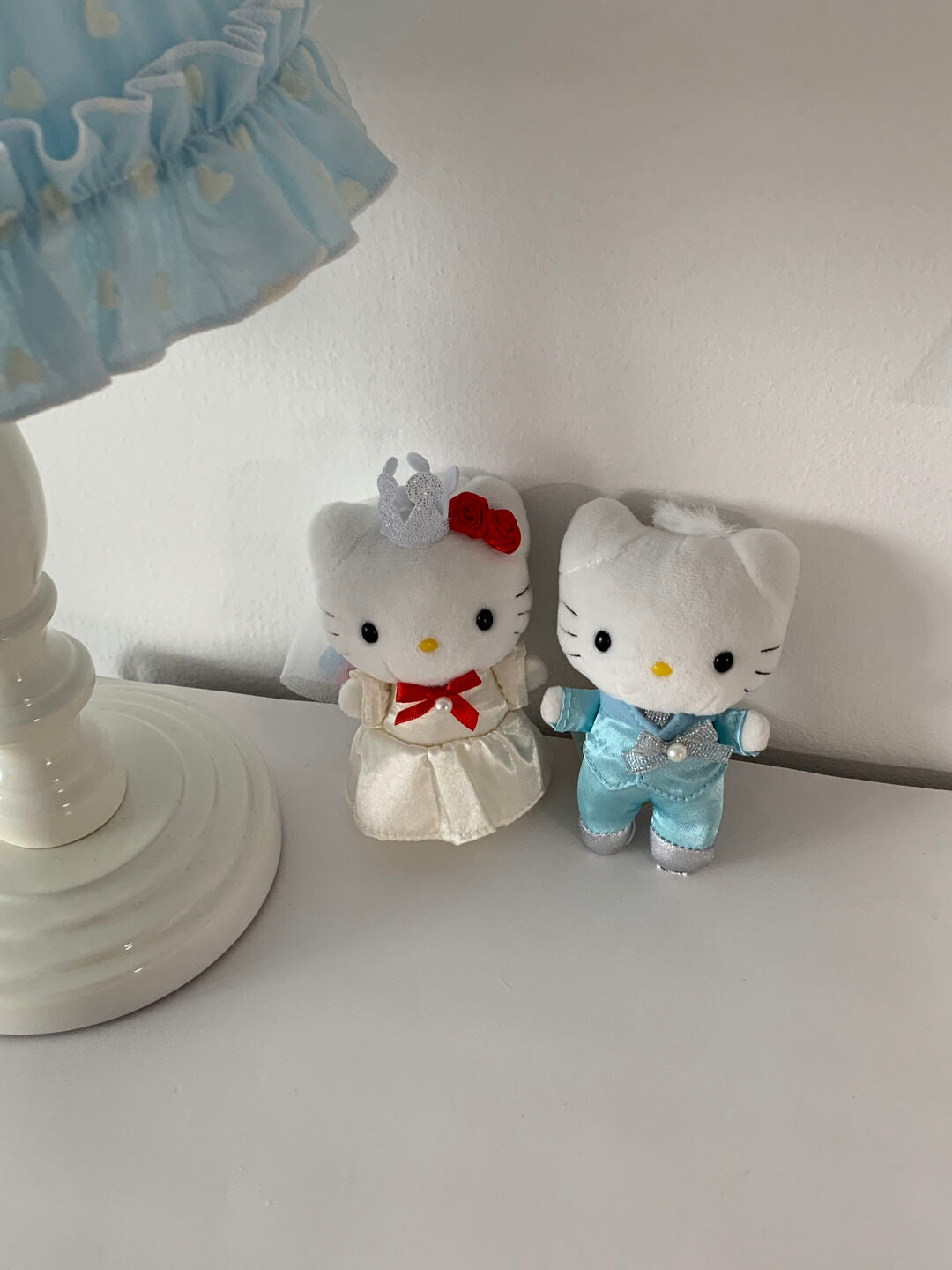 Hellokitty and Dear Daniel Wedding Plush Couple Keychain Cute Pendant Doll Keyring Accessories Pendant Toy Gift