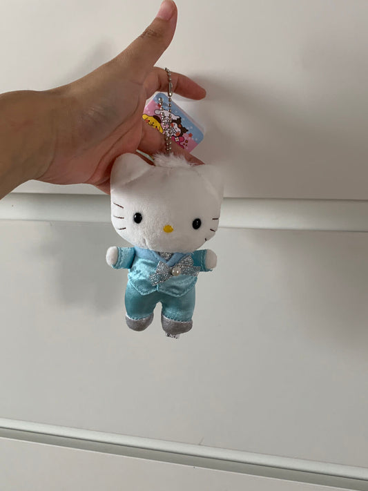 Hellokitty and Dear Daniel Wedding Plush Couple Keychain Cute Pendant Doll Keyring Accessories Pendant Toy Gift