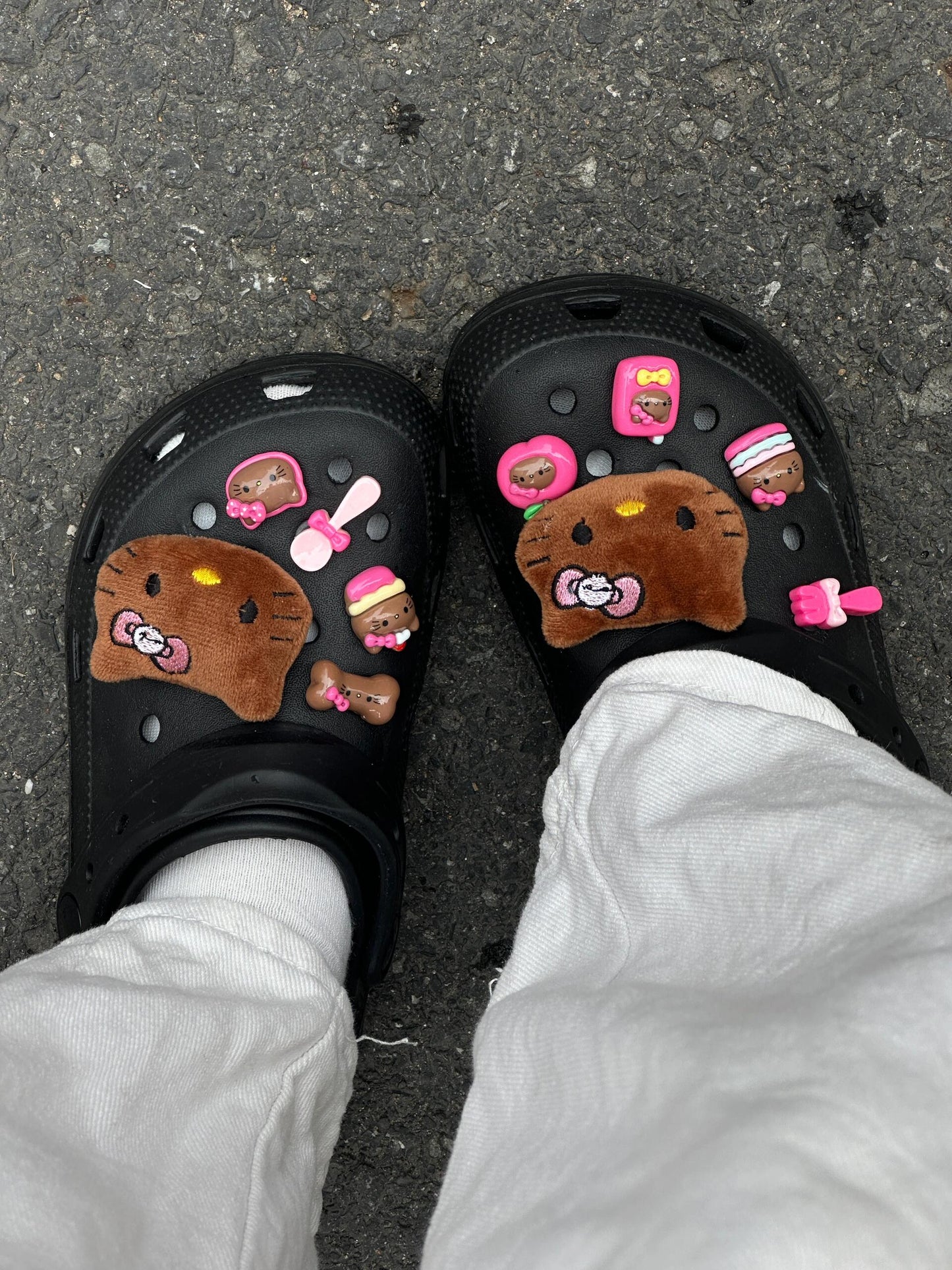 KT Charms Cute Pack Pins Shoe Decoration Croc Accessories for Croc Bags Clogs Slides