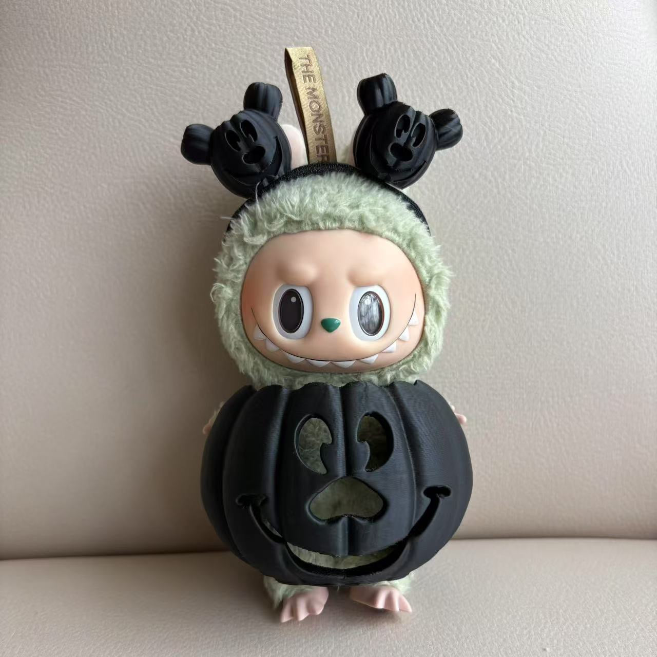 Labubu 3D Halloween Costume Pumpkin Outfit Clothes Set(NO DOLL) Accessories Suit Cute Clothes for Labubu Dress up Unique Style