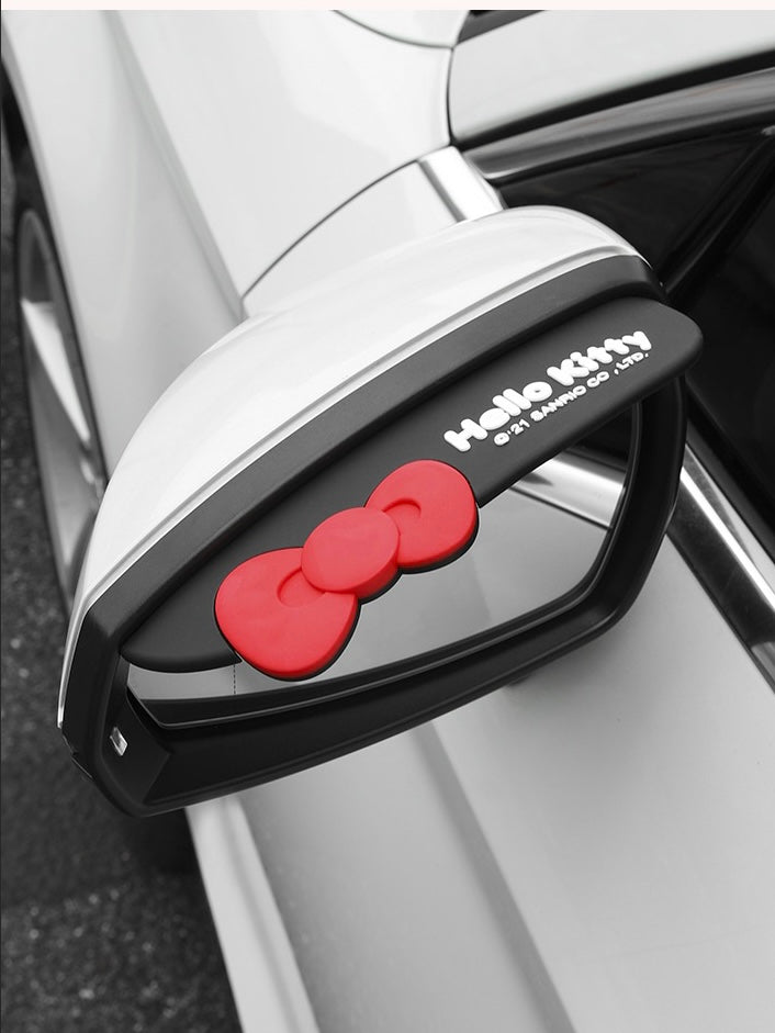 Hellokitty Mirror Rain Visor Smoke Guard