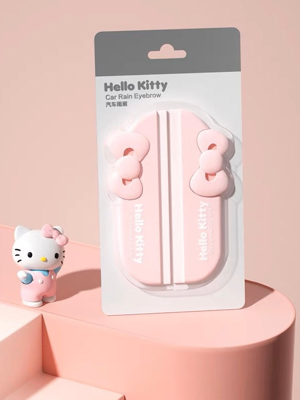 Hellokitty Mirror Rain Visor Smoke Guard