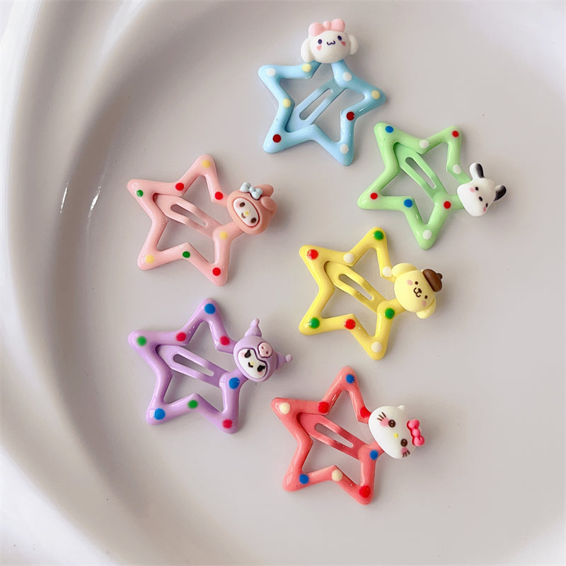 Sanrio Hair clips|12 Count (Pack of 1)