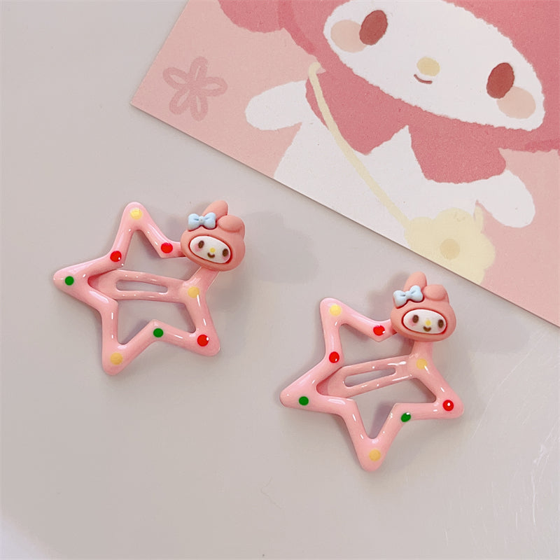 Sanrio Hair clips|12 Count (Pack of 1)