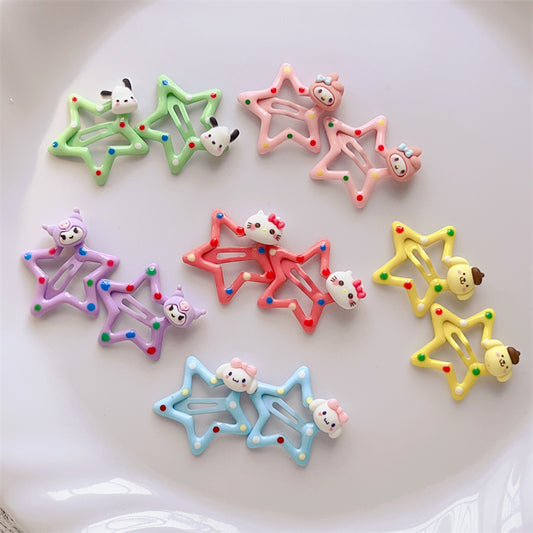 Sanrio Hair clips|12 Count (Pack of 1)