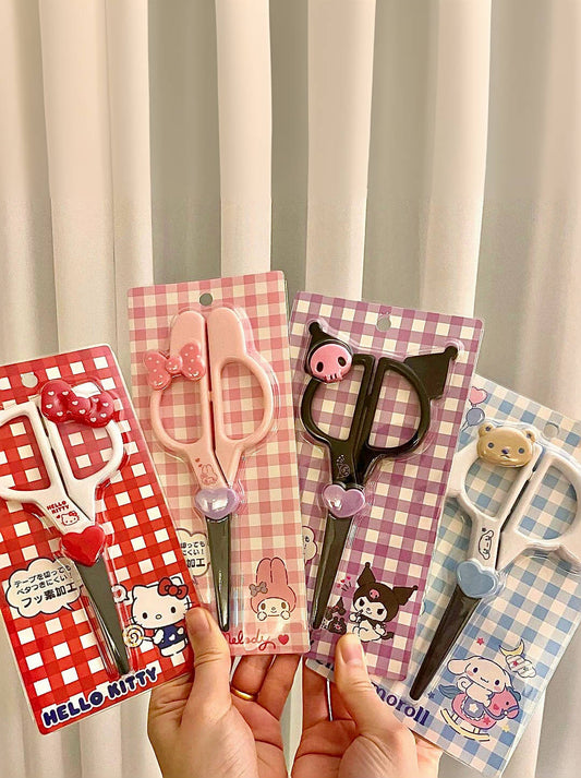 Sanrio Scissors for Office Home Household Sewing High/Middle School Students Art Craft DIY Supplies