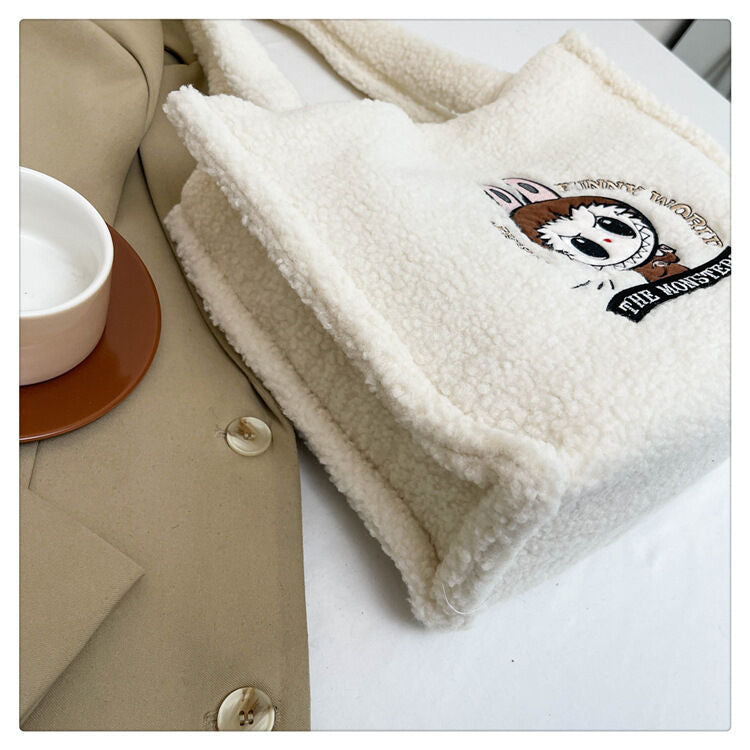 LABUBU Classic Bag Series Plush Tote Bag