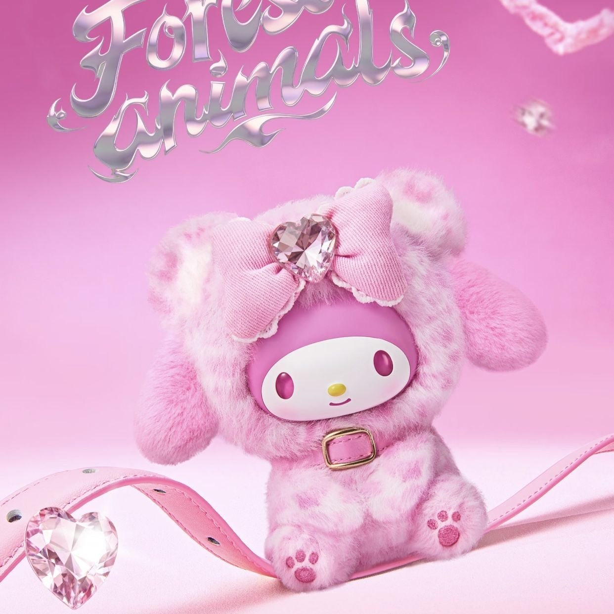 Sanrio Forest Animal Series Plush Vinyl Blind Box Pendant Dolls