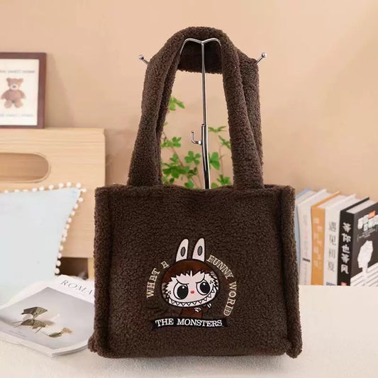 LABUBU Classic Bag Series Plush Tote Bag