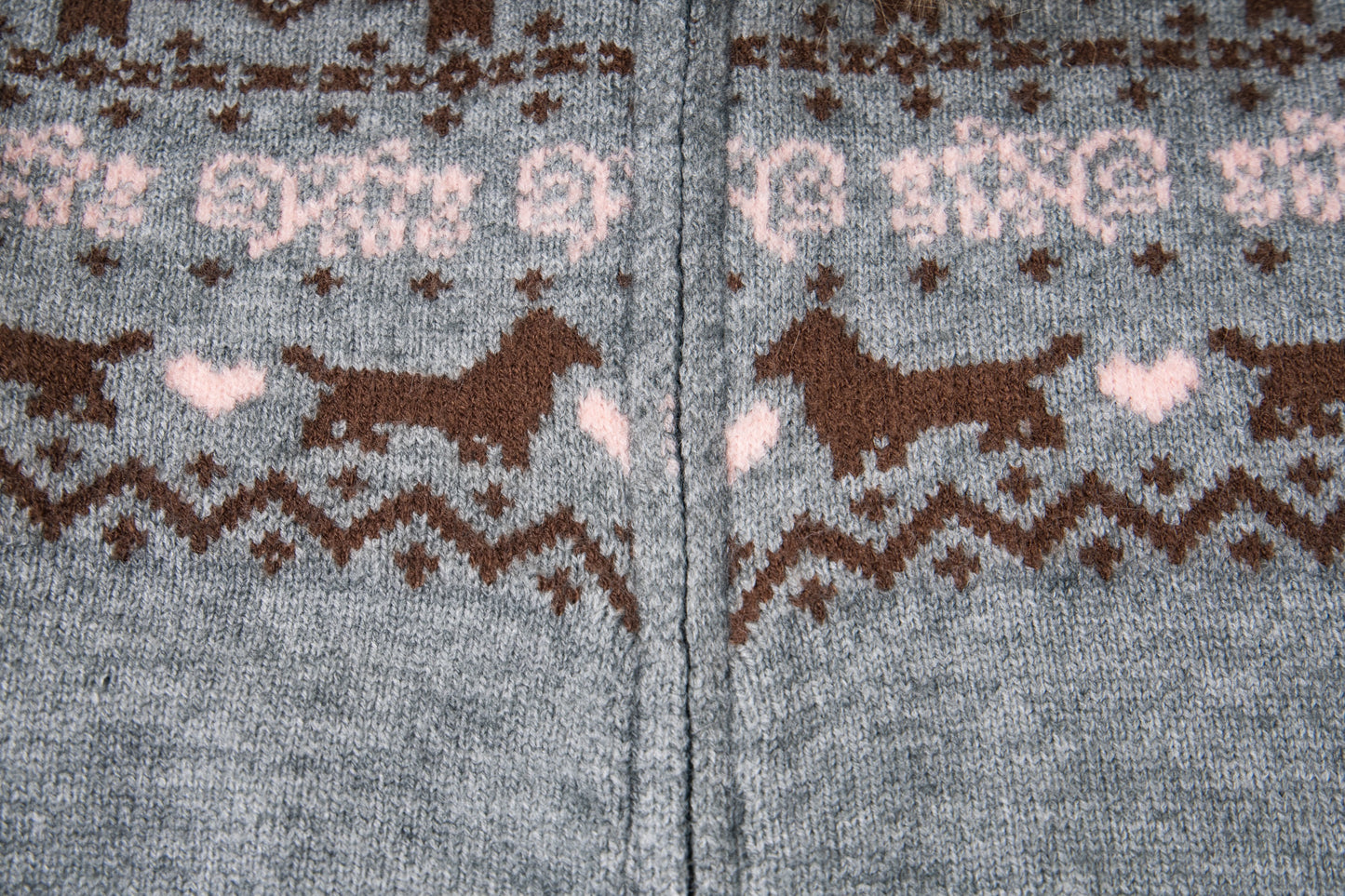 Girly Zip Up Hooded Cardigan Sweater with Fur Hood Jackets Knitted Drop Shoulder Fall Clothes Winter Hoodies Outerwear