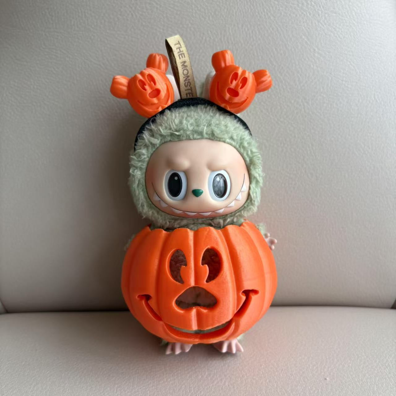 Labubu 3D Halloween Costume Pumpkin Outfit Clothes Set(NO DOLL) Accessories Suit Cute Clothes for Labubu Dress up Unique Style