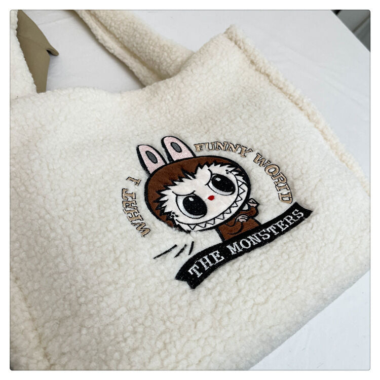 LABUBU Classic Bag Series Plush Tote Bag