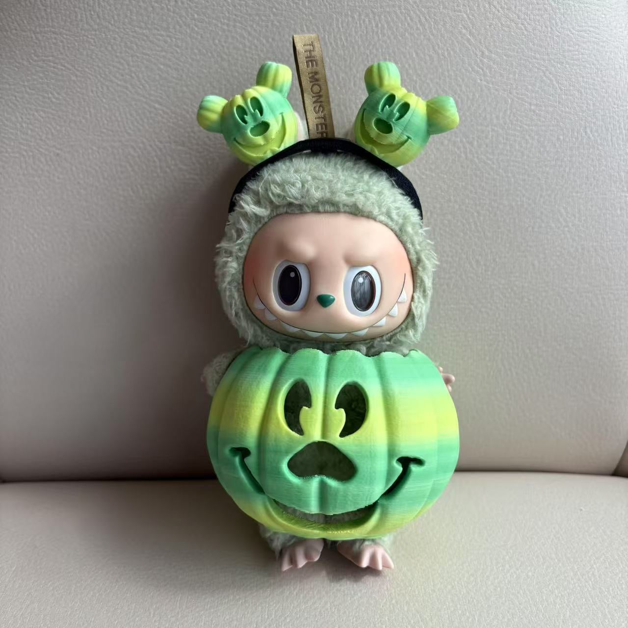 Labubu 3D Halloween Costume Pumpkin Outfit Clothes Set(NO DOLL) Accessories Suit Cute Clothes for Labubu Dress up Unique Style