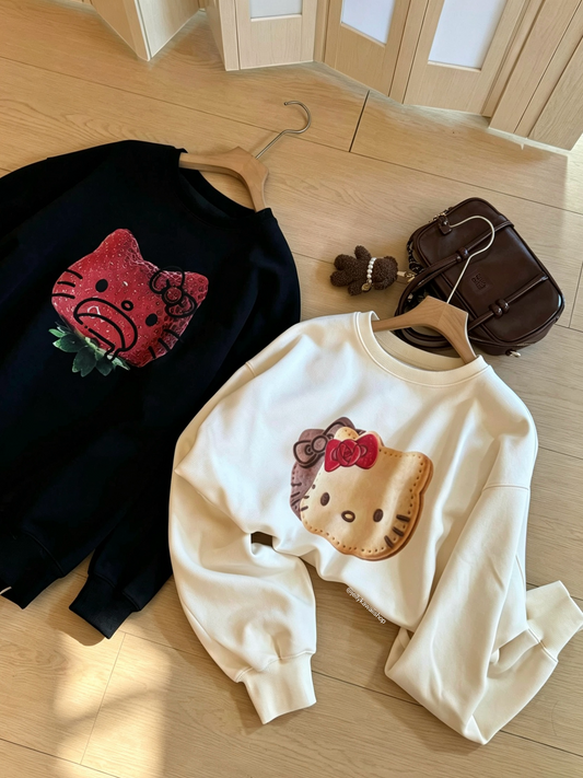 Hello Kitty Cookie and Strawberry Sweatshirt