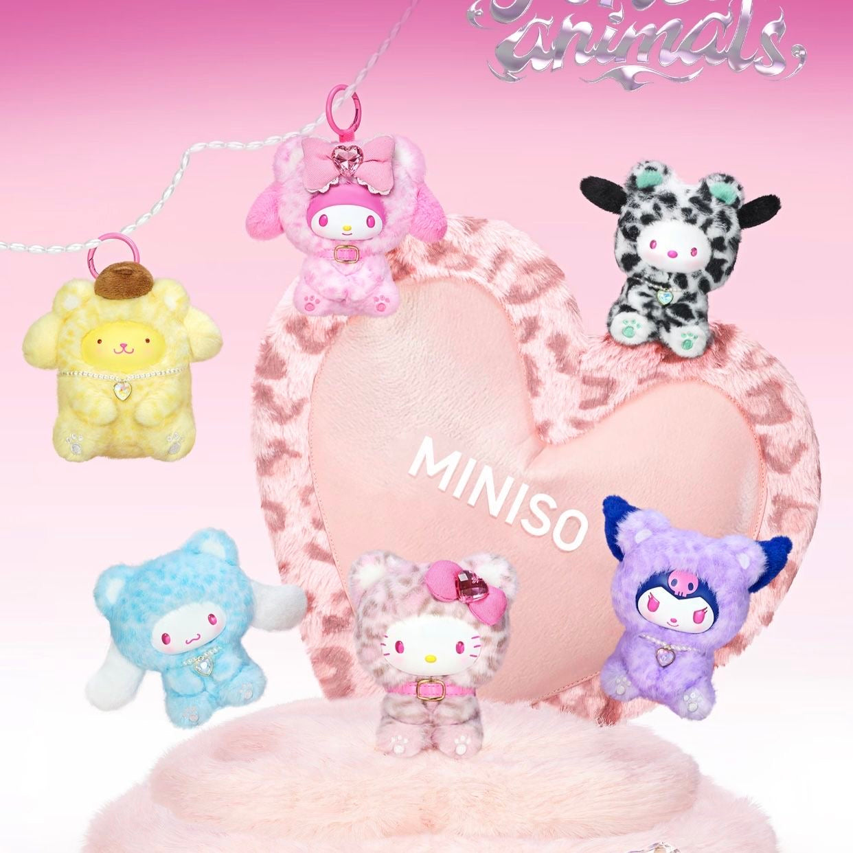 Sanrio Forest Animal Series Plush Vinyl Blind Box Pendant Dolls