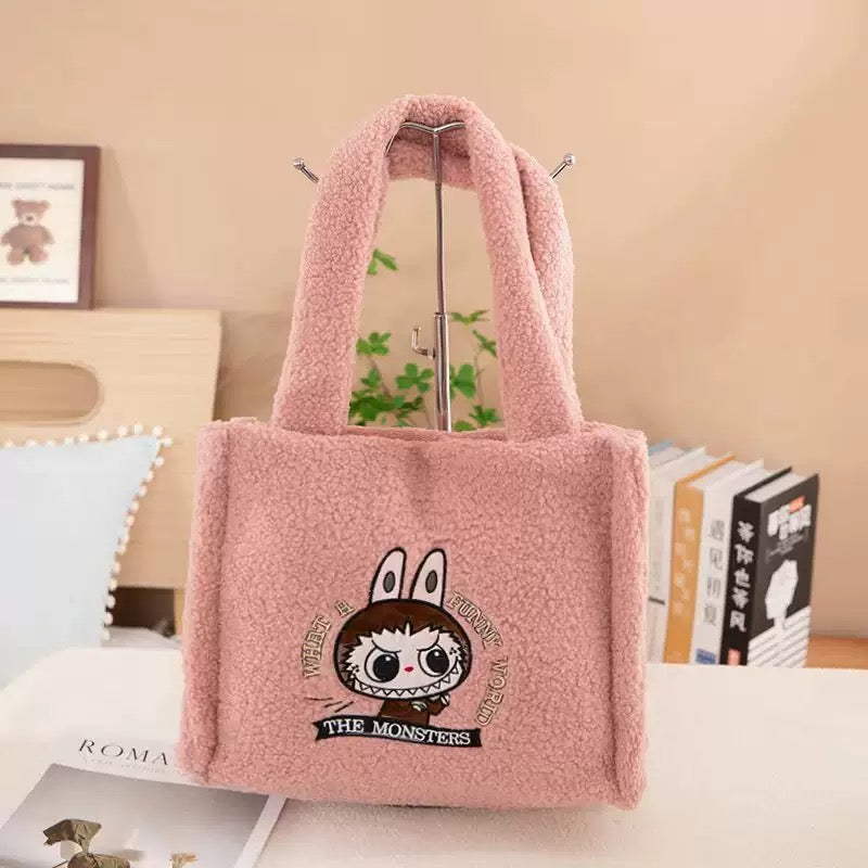 LABUBU Classic Bag Series Plush Tote Bag