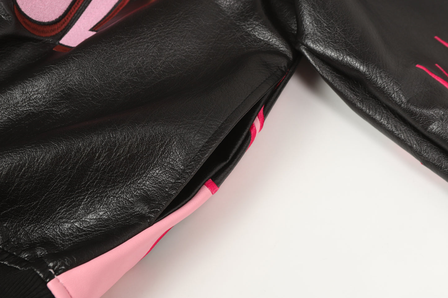 Hellokitty Pink Flame Faux Leather Jacket Oversized Racing Motorcycle Jackets Moto Coats Unisex Trendy Streetwear Jacket