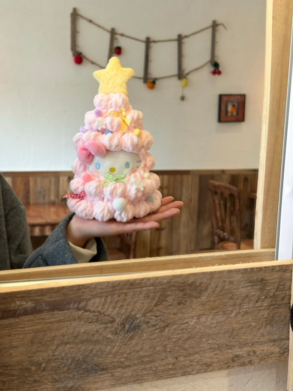 HelloKitty Christmas Tree Snowman Ornament Plushie