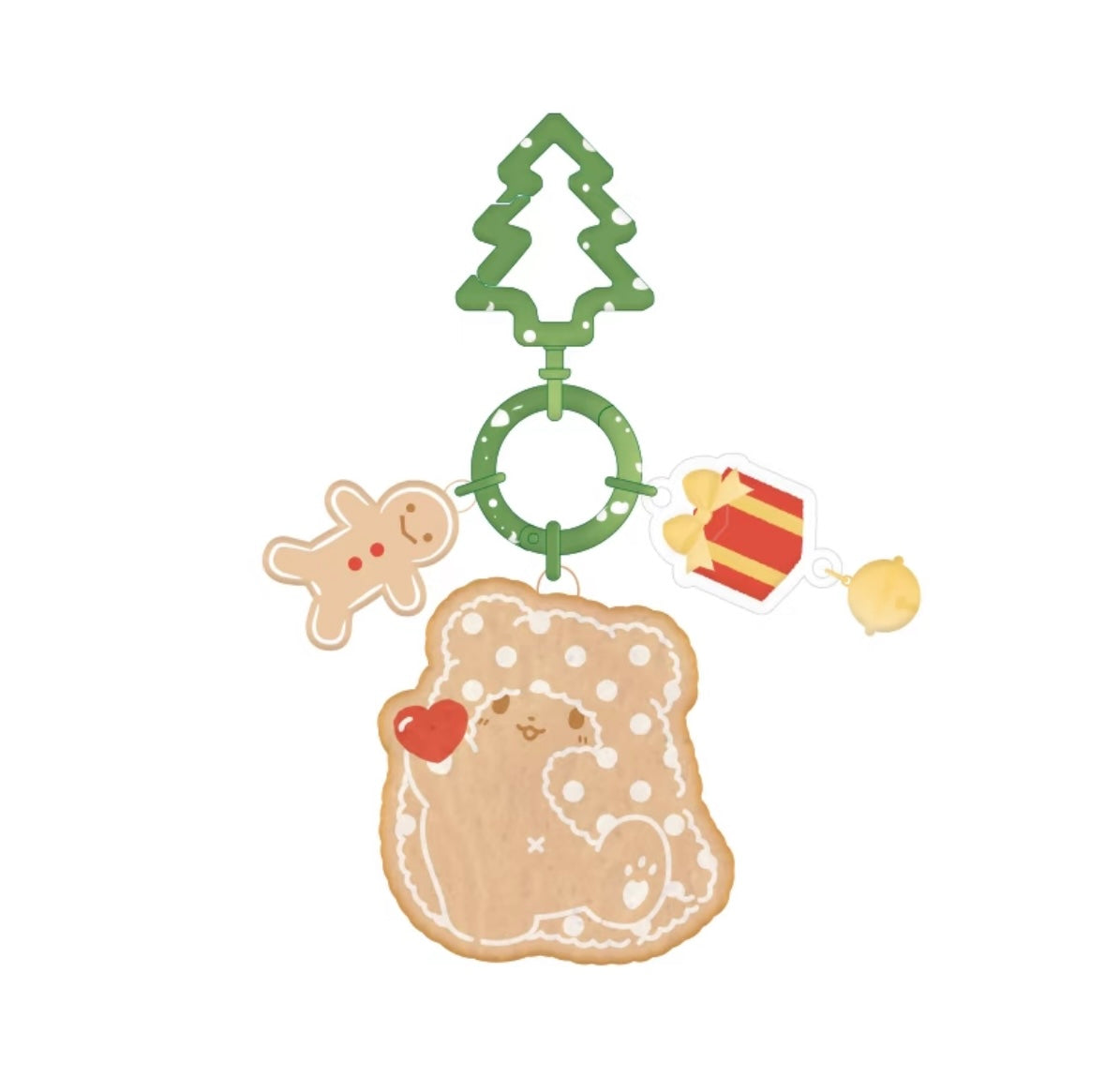 Sanrio Gingerbread Series Christmas Keychain Charms