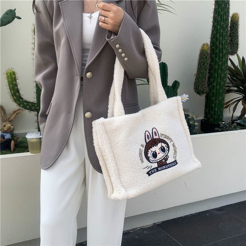 LABUBU Classic Bag Series Plush Tote Bag