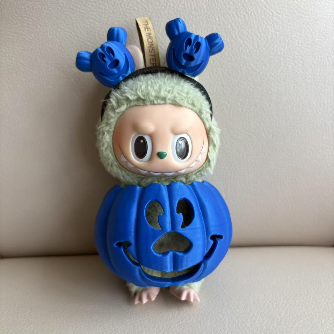 Labubu 3D Halloween Costume Pumpkin Outfit Clothes Set(NO DOLL) Accessories Suit Cute Clothes for Labubu Dress up Unique Style
