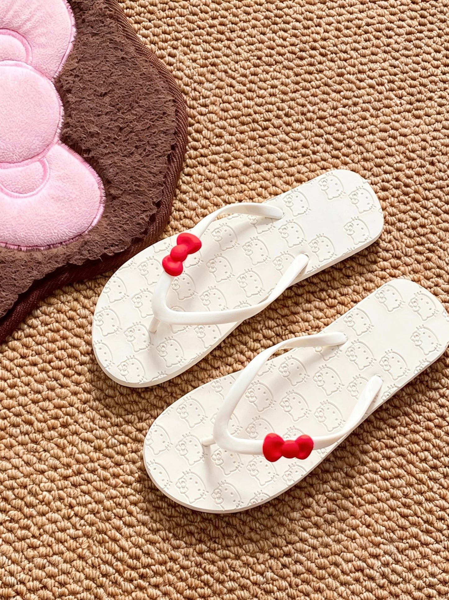 Hellokitty Beach Casual Slim Flip Flop Sandals Shower Shoes