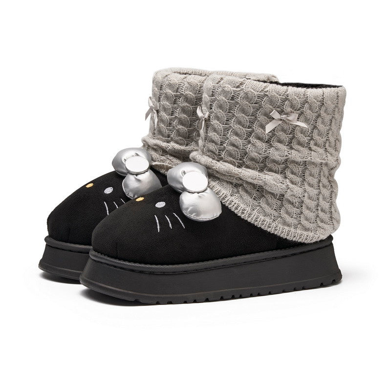 Hello Kitty Winter Snow Boots Fluffy Boots