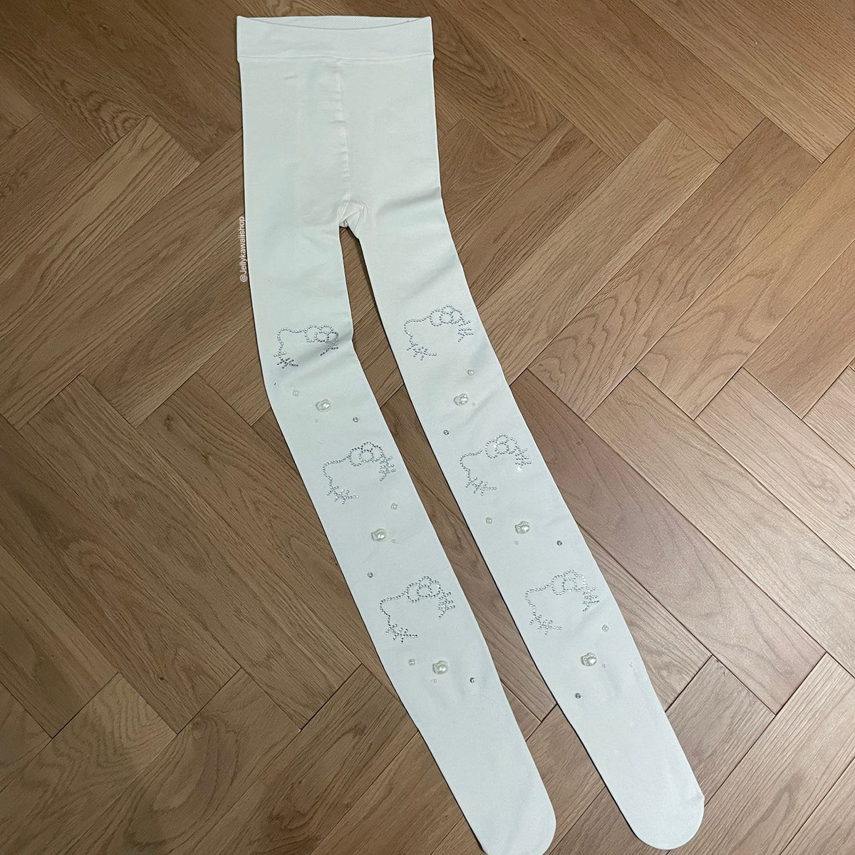 Hello Kitty Handmade Rhinestone Tights Leggings