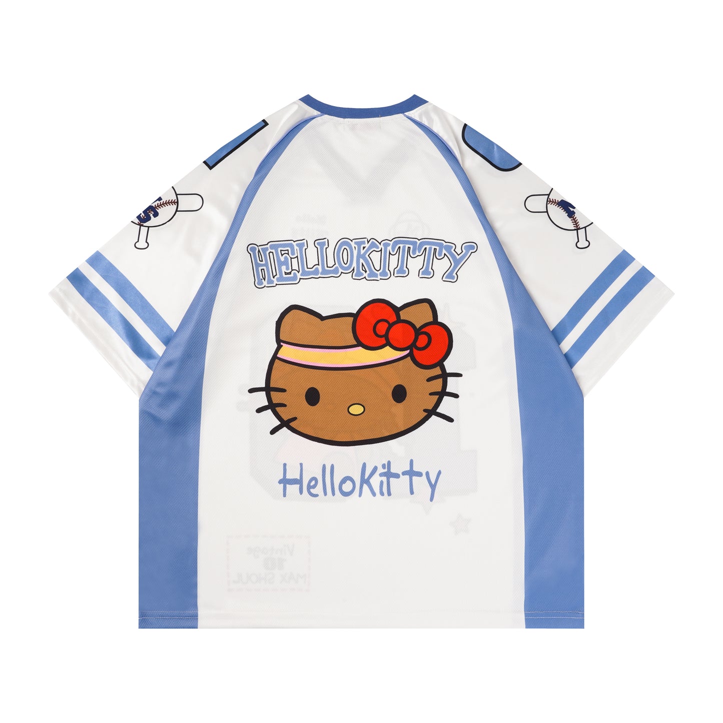 Hellokitty Jersey Shirts Loose T-Shirts